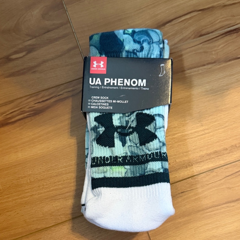 Under Armour UA Phenom Crew Socks - 3 Pair